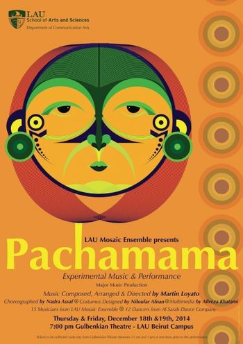 Pachamama Interdisciplinary show written and directed by Martín Loyato - 2014 -
