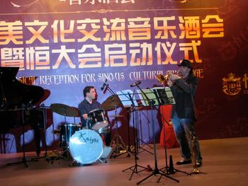 China Concert Petros Sakelliou piano, Martin Loyato, trumpet, Flugel, flutes
