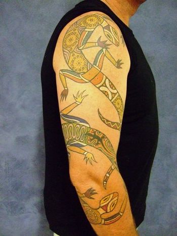 Bundjalung tribe totem tattoo
