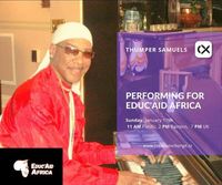 Thumper Samuels performs for Educ'AID Africa