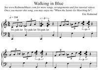 Walking in Blue