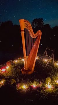Harp by Candlelight