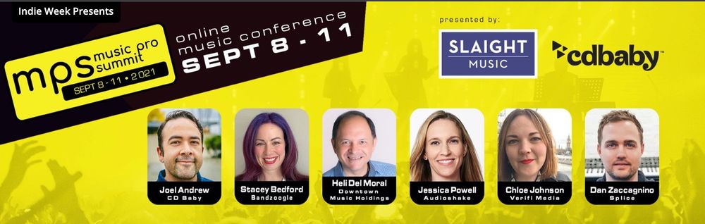 Music Pro Summit: Executive Profile with CEO Stacey Bedford, September 8th @ 4pm EST