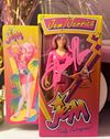 JEM AND THE HOLOGRAMS “Jem” Neon retro box! Autographed 