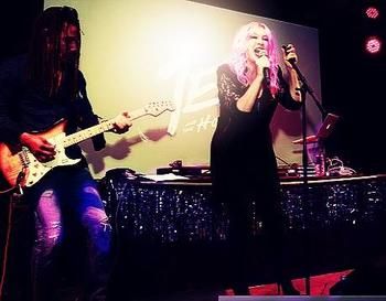 Performing live at the Jem launch party sponsored by Interview magazine in Brooklyn NY #jemandtheholograms #jemthemovie #samanthanewark #interviewmagazine #popculture #indieartist #voiceofjem #jerricabenton #hasbro
