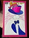 (SOLD OUT) "SHE'S GOT THE POWER" AUTOGRAPHED HAND DRAWN JEM COMIC BOOK COVER 