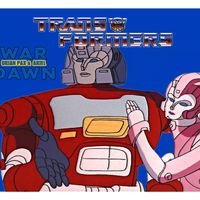 Autographed Arial & Orion Pax TRANSFORMERS print