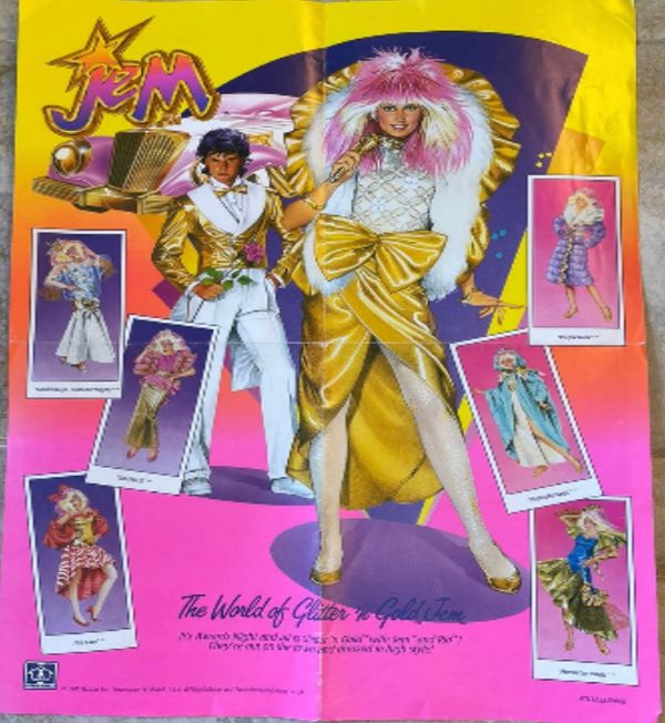AUTOGRAPHED VINTAGE “GLITTER AND GOLD” POSTER 