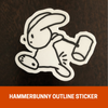 Hammerbunny Cutout Sticker