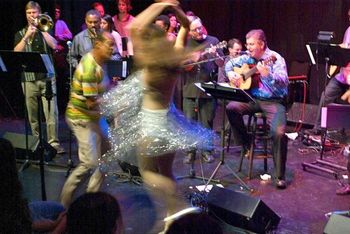 performing with Carlinhos Pandeiro de Ouros in Gainesville
