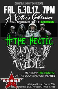The Hectic w/ A Killer's Confession & Five Eyes Wide