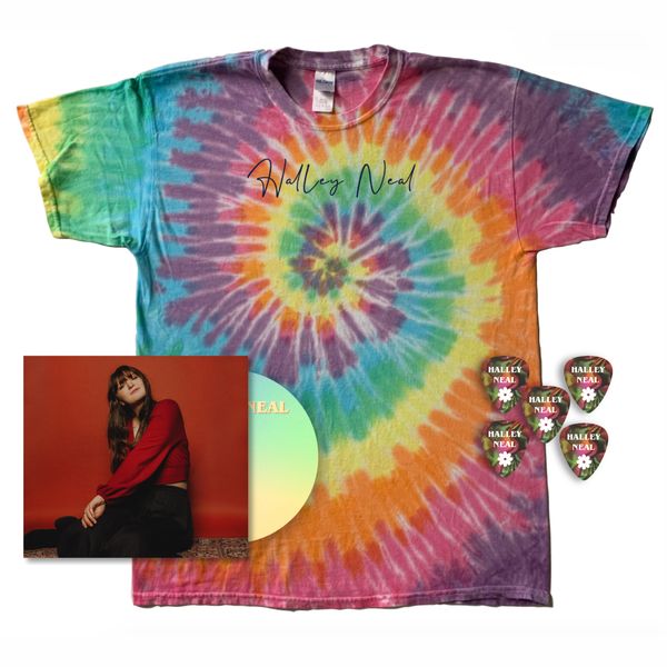 Pastel Tie-Dye T-Shirt/Album/Picks Bundle