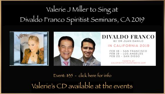 Valerie J Miller Sings at Divaldo Franco CA Spiritist Events 2019