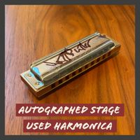 Autographed Stage Used Harmonica (LIMITED)