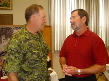General Walt Natynczyk Chief of the Defence Staff offering his support to the project
