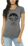 Grey Triblend | The 14ers Mtn Tape | Women's ss Shirt 