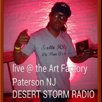 SCATTA R.Pee at the Art Factory SCATTA R.Pee at a Desert Storm Radio @ The Art Factory w/ Desert Storm DJ's.. S/O to DJWhiteOwl/ Dj Clue/ Ceas & the entire Desert Storm Company.
