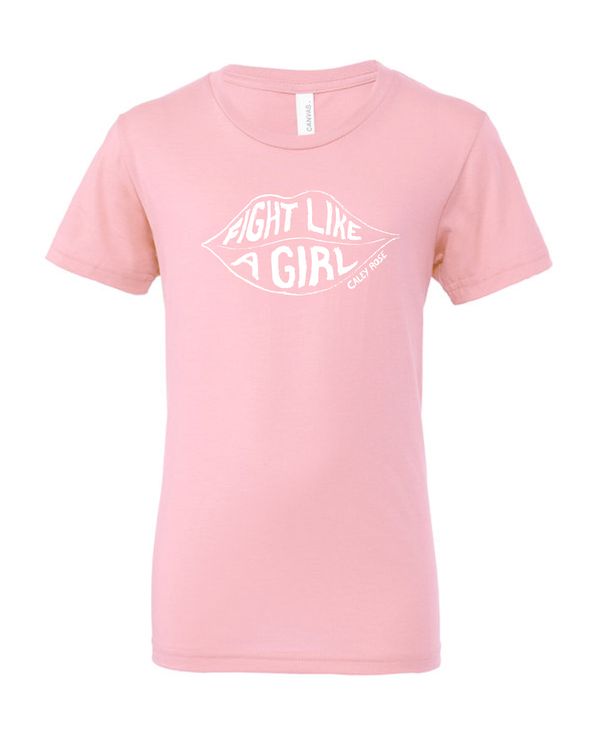 Youth "Fight Like a Girl" Pink T Shirt