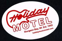 Holiday Music Motel Bumper Sticker