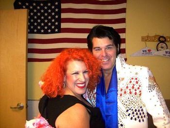 Me with the lovely and talented Divine Ms M Donna Maxon. The best Bette Midler tribute artist in the business
