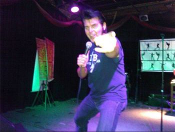 Singing at club 152 on beale street Aug 2012 in memphis. Yes i do wear street clothes once and awhile
