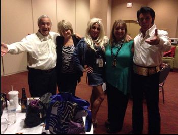 With Joe, Sharon , Roxie and Anne at the Sunburst impersonators convention in Orlando Florida Sept 2104
