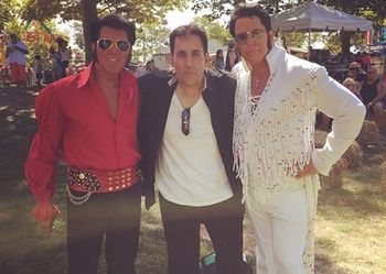 With Nick Russo and Fellow ETA Dan Barrella after our set at the Richmond county fair on Staten Island 9-6-15
