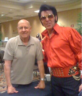 Me and Elvis's good friend and tour Manager Joe Esposito in Vegas for Elvis fest 2011
