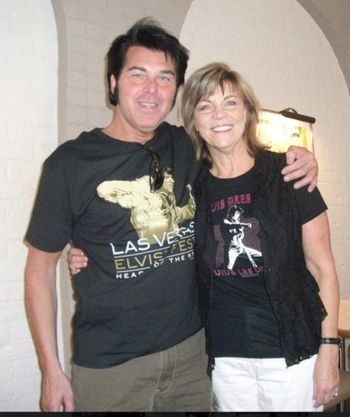 Me and Cindy at Dads place in memphis for Elvis week 2011
