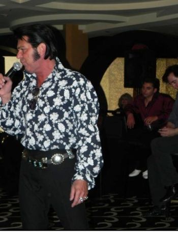 Singing in the Tempo Lounge in Vegas for Elvis Fest at the Hilton 2011
