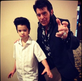 With up and coming ETA Hank Poole. Elvis week 2013
