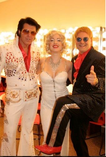 Me with Marilyn and Elton for the opening of the World Resort Casino at Aqueduct race track in Queens NY Oct 2011
