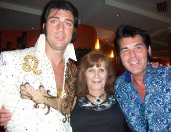 Oliver Theresa and me in Vegas for Elvis Fest at the Hilton july 2011
