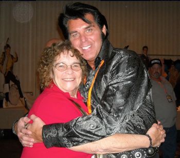 Me and my sweet friend Sandy in New Hampshire for the Elvis festival/contest. This was over labor day weekend 2012
