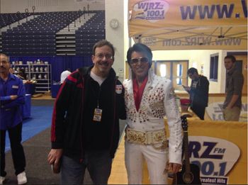 At The WOMANS EXPO In Toms River NJ 1-31-15. It was held at the PINE BELT ARENA. Here i am with TJ Byran from WJRZ FM 100.1
