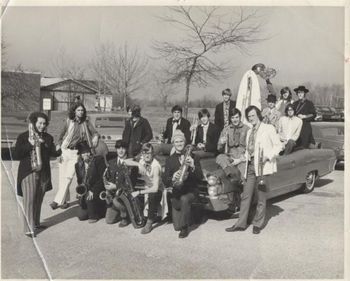 High School Jazz Band in exile, c. 1971
