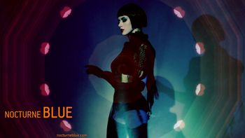 Nocturne Blue Circle promo. Miss Mosh in Santa Monica.
