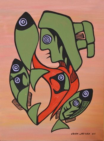 Title:"Fisherman"
16x20" acrylic on canvas
artist: John Laford
