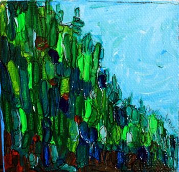 Title:''Hill at Kinniwabi River" hwy.101E in the interior...Sold
