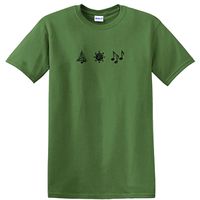 Forest Sun Emoji T-Shirt (Men's)
