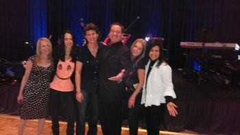 Gyrlband with Joe Piscopo at the Jimmy V Foundation Benefit
