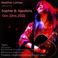 Heather Anne Lomax opening for Sophie B. Hawkins