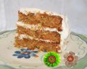 GF NF Carrot Cake and the unforgetable triple layers of Cream cheese frosting.