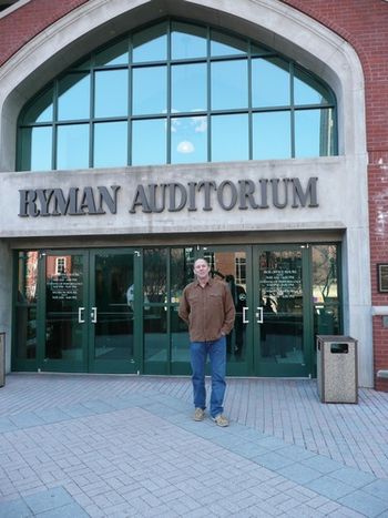 The Ryman Auditorium The ultimate in performing venues
