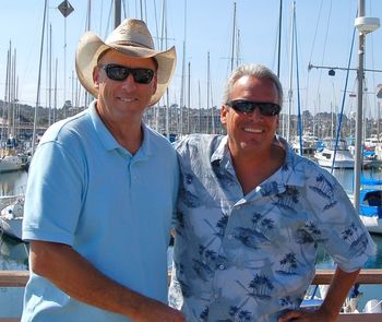 The 2010 Reunion Me & Mark Mulligan on Shelter Island, San Diego
