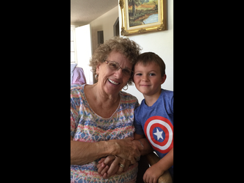 Mom and grandson 2016
