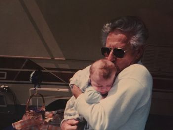 Grandpa and baby Krissy
