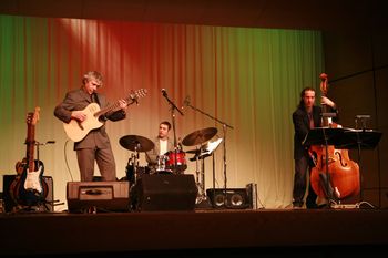 In concert promoting the "Big Boss Bossa Nova" CD's with Michael Goetz bass and Jason "Jay Dog" Devlin on drums.
