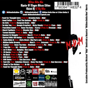 Rapstar Or Kingpin Deluxe Edition Back Cover Rapstar Or Kingpin Deluxe Edition Back Cover

