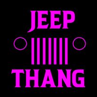 CLEARANCE - Jeep Thang T-Shirt (Pink on Black)